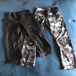 Lululemon high waisted capri leggings. Size 4